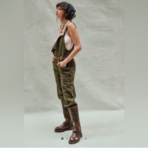 NWT! Free People We The Free Just In Time Overall Sz Small - Picture 2 of 7